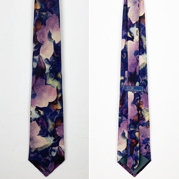 RSM ROCHESTER SPECIAL MAN Made In Italy Silk Scarf - Picture 2 of 5